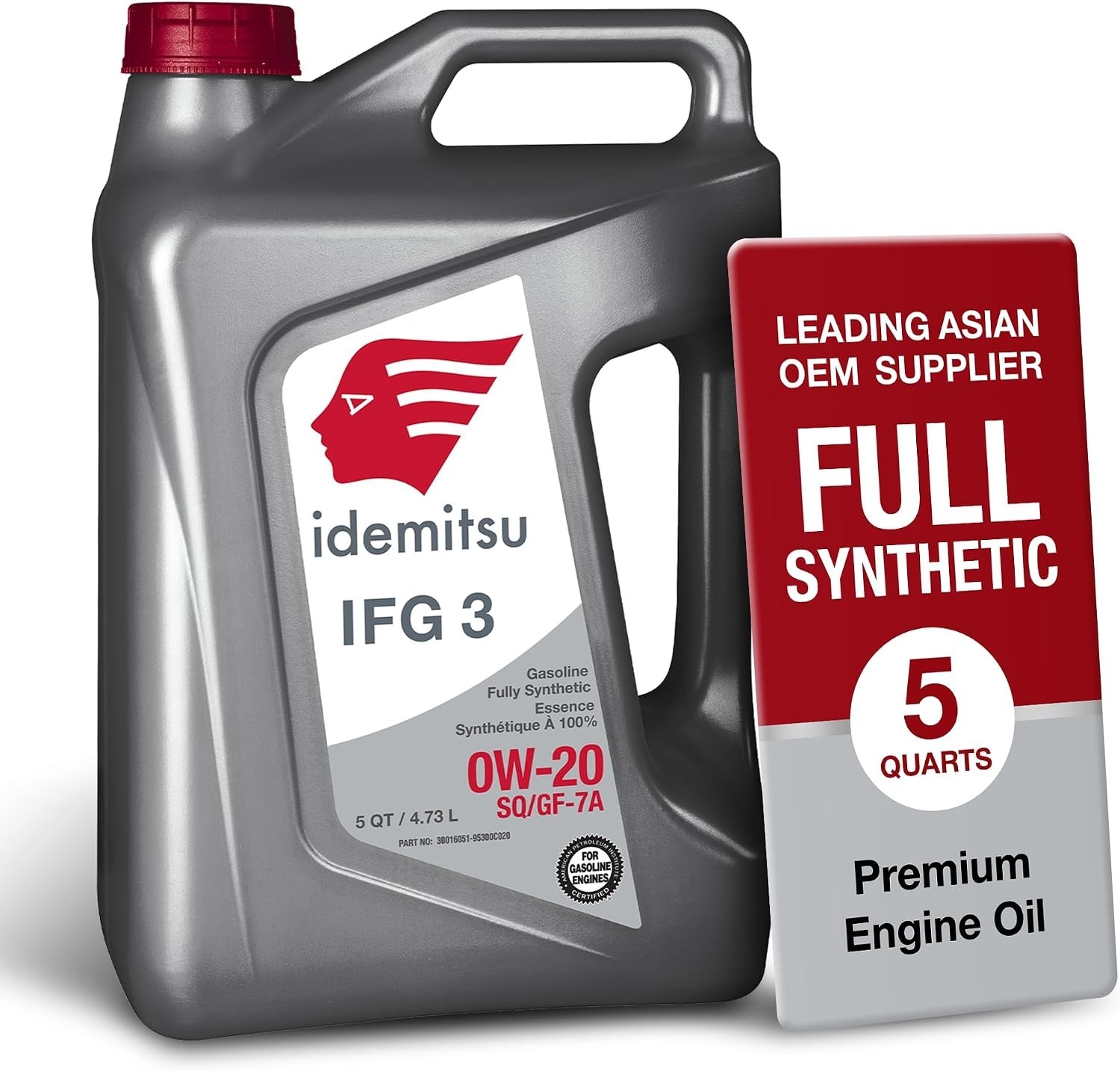 VEHICLE SPECIFIC 5 Quart 0W-20 Full Synthetic Motor Oil | Max Engine Efficiency