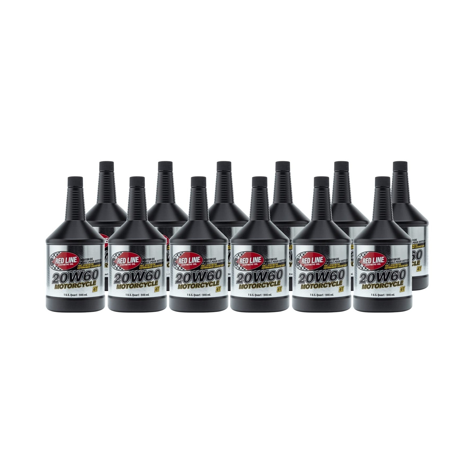 Red Line 12604 20W60 Synthetic Motor Oil – Quart (12 Pack)