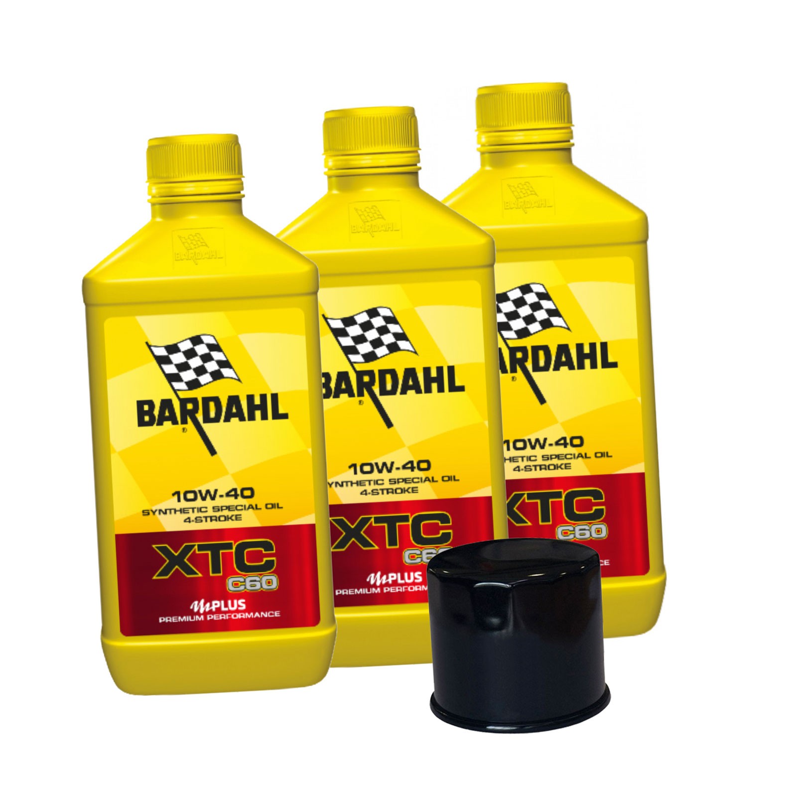 3lt Engine Oil 4T Bardahl XTC C60 10W40 + Oil Filter – Comunicare Moto