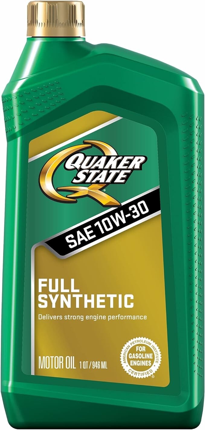 Quaker State Gen 3 Full Synthetic Dexos 10W-30 Motor Oil (1-Quart, Case of 6)