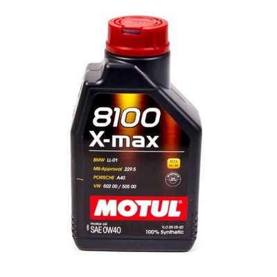 Motul MTL104531, One 8100 X-Max 0W40 Synthetic Motor Oil 1 L