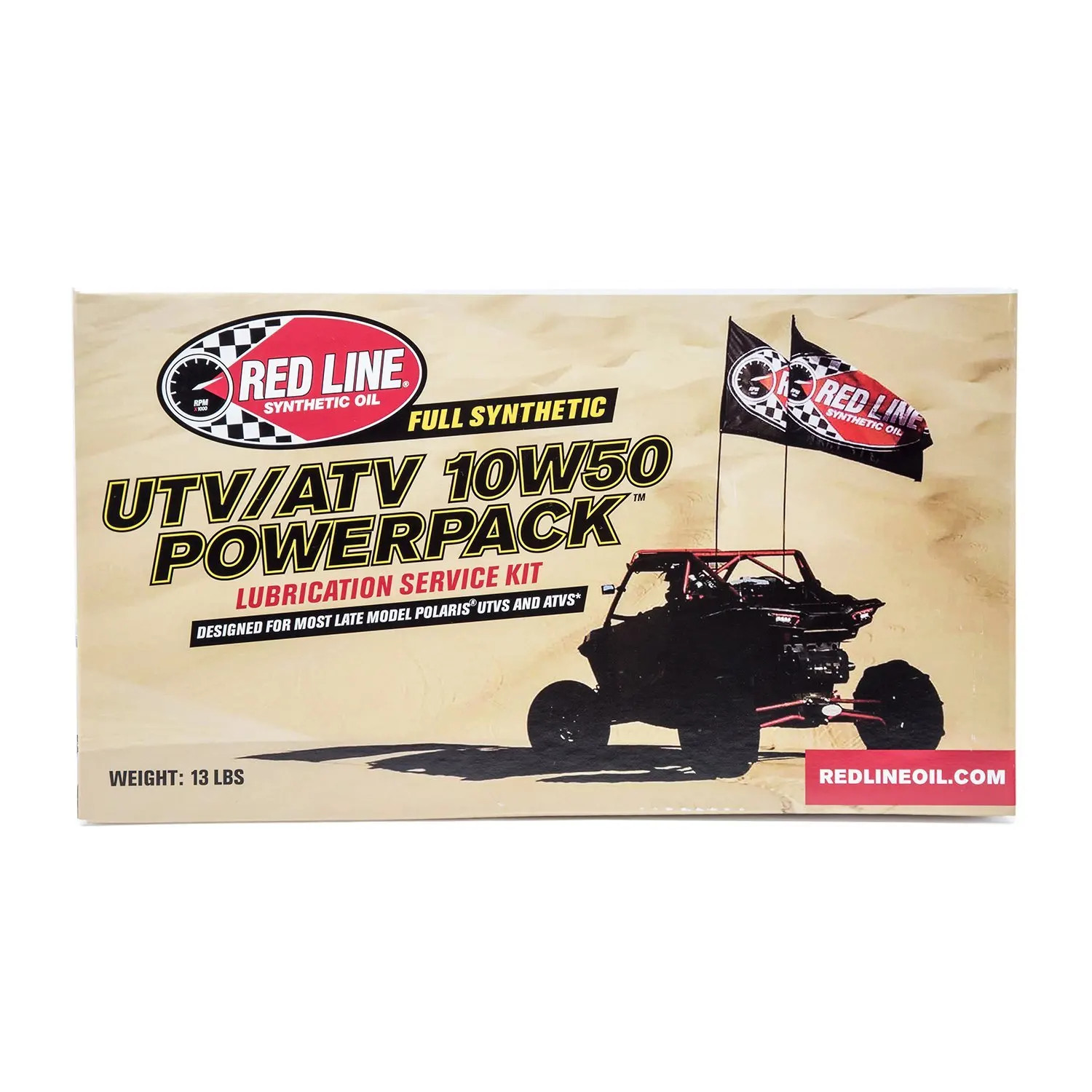 Red Line Oil Powerpack Kit UTV ATV 10W50 Oil Change Fluid Power Pak 90220