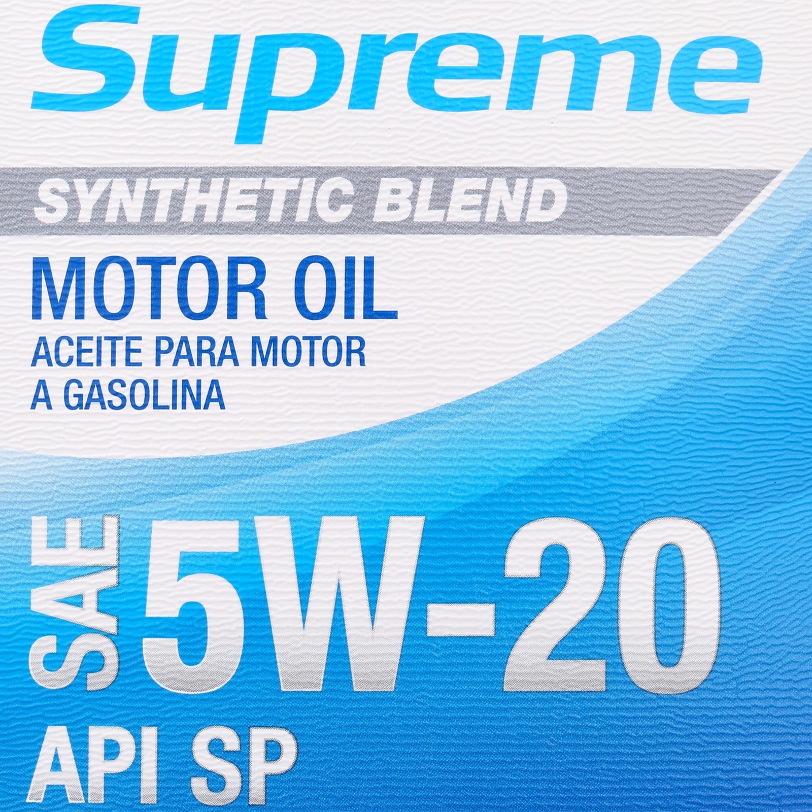 Chevron Supreme Synthetic Blend Motor Oil 5W-20, 5 Quart – 3 Pack