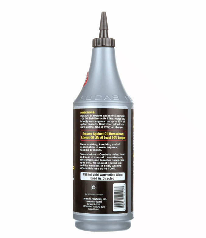 SALE (3 pack) Lucas Oil Products High Mileage Oil Stablizer (1 qt.)
