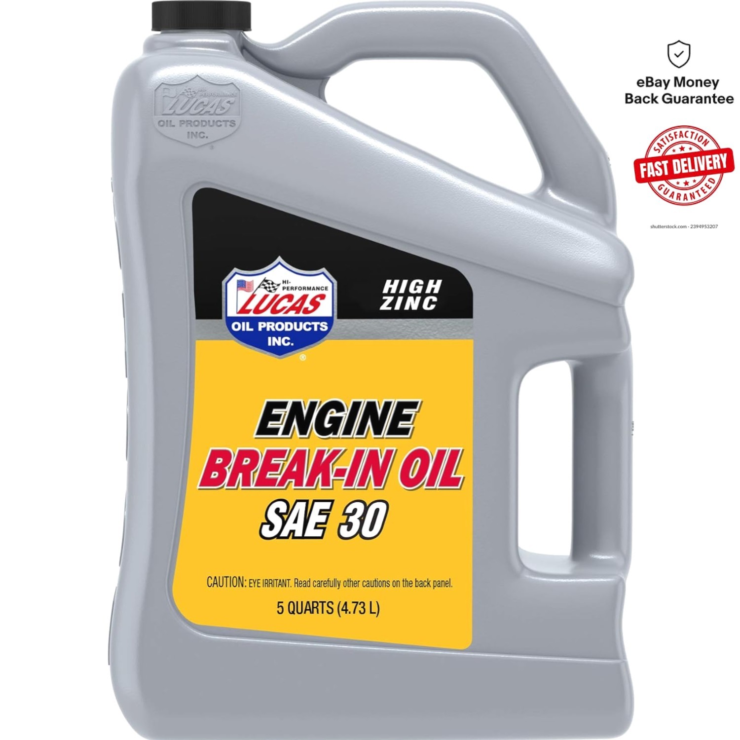 5 Quart SAE 30 Racing Engine Break-In Oil – Universal Fit for Optimal Sealing