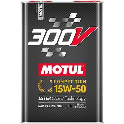 Motul Usa 110861, Set of 4 300V Competition Oil 15W50 Case 4 X 5 Liter Performan