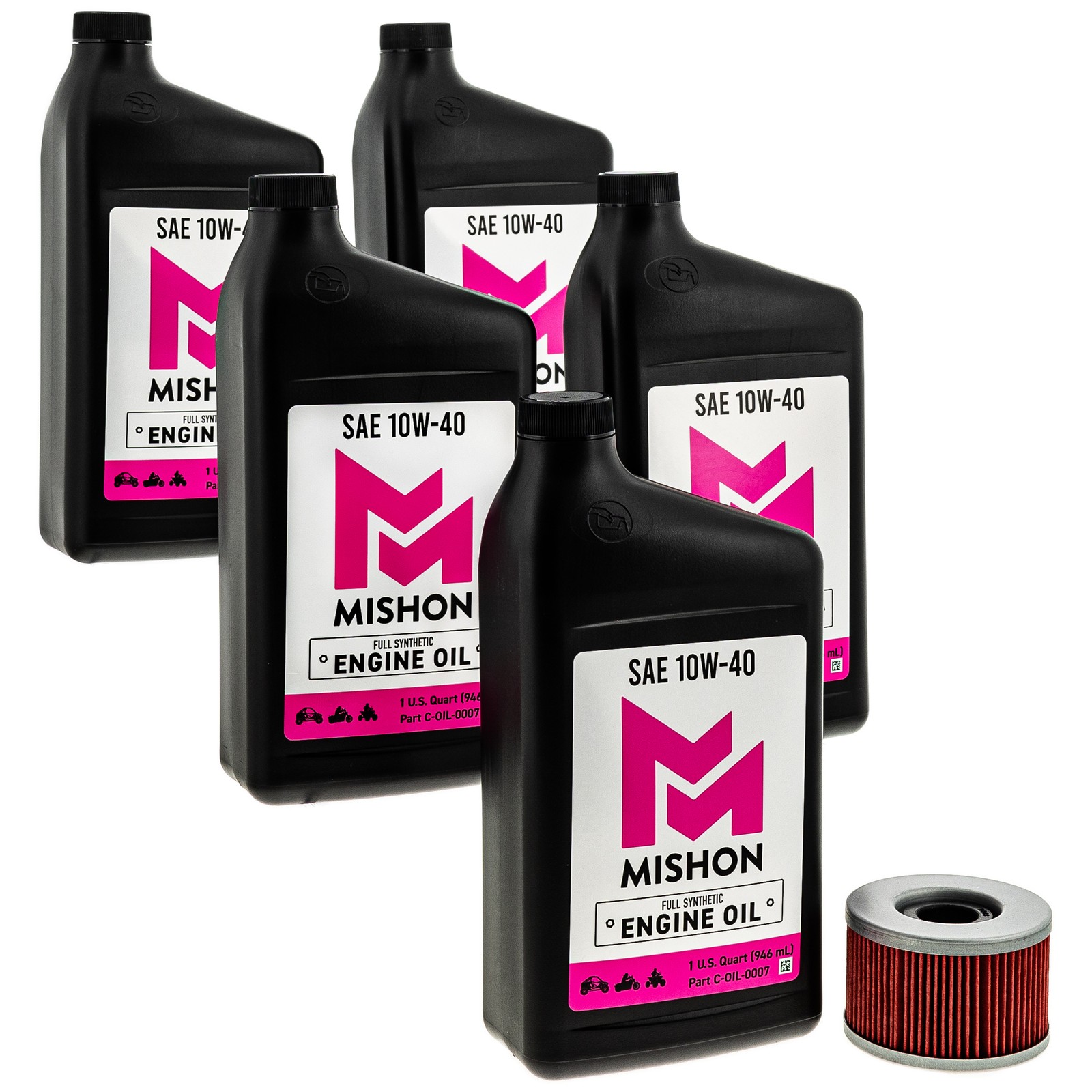 MISHON Engine Oil Change Kit for Honda Foreman Rubicon 500 TRX500FA 2001-2013