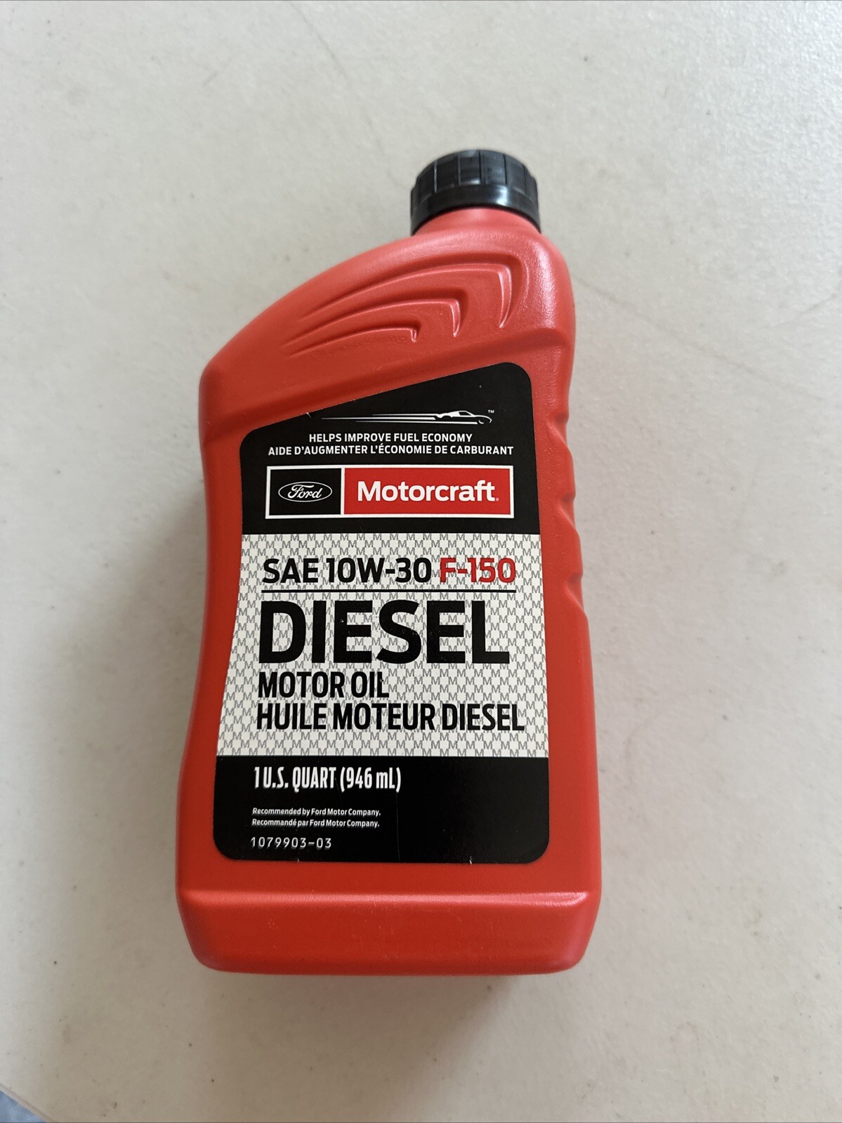 (1) Motorcraft SAE 10W-30 Motor Diesel Oil for 2018+ F150 V6 3.0 Power Stroke