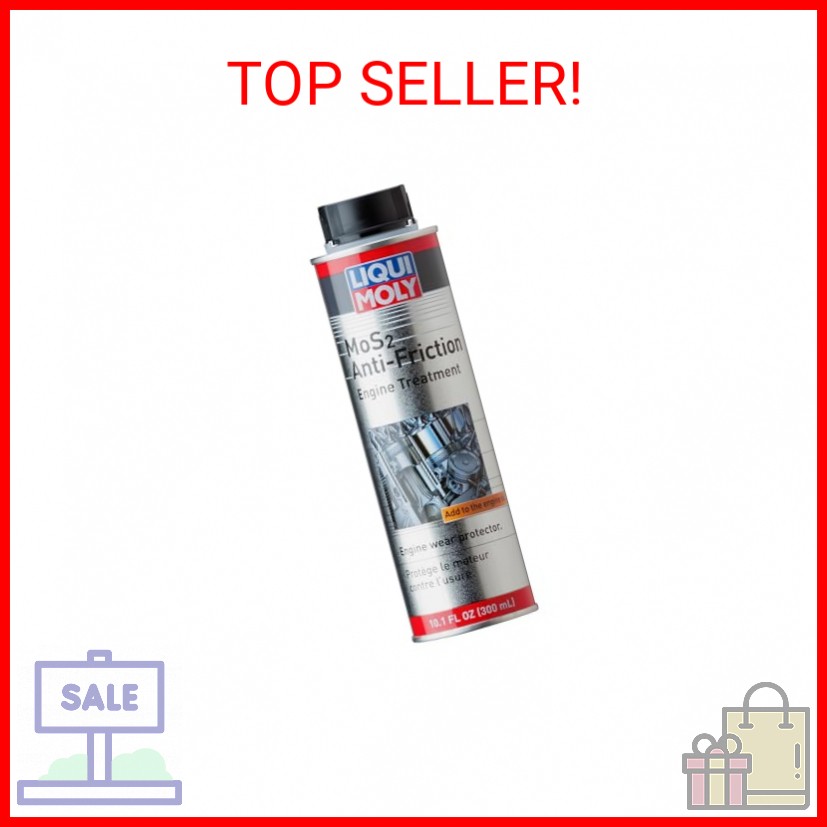 Liqui Moly MoS2 Anti-Friction Engine Treatment | 300 ml | Oil additive | SKU: 20