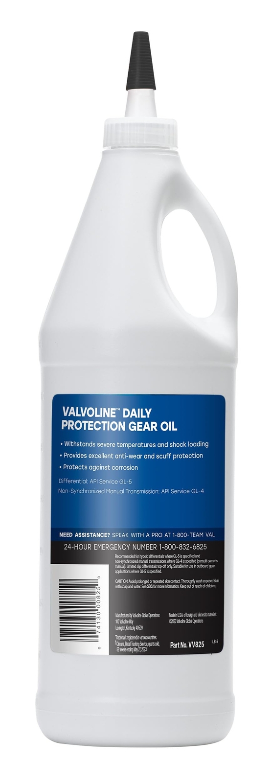 Valvoline High Performance SAE 85W-140 Gear Oil 1 QT Conventional