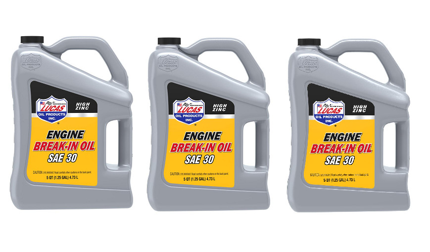 Lucas Oil 10631 SAE 30 High Zinc Engine Break-In Oils – 5 Qt (Qty 3) Full Case