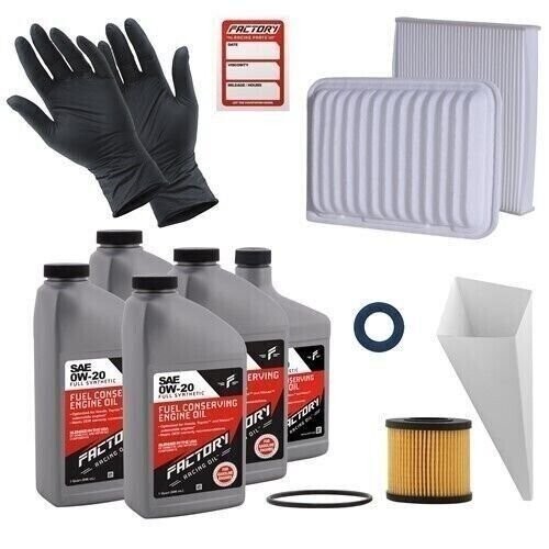 Factory Racing Parts 0W20 4.5Qt Oil Change Kit for Toyota Matrix Corolla 1.8L