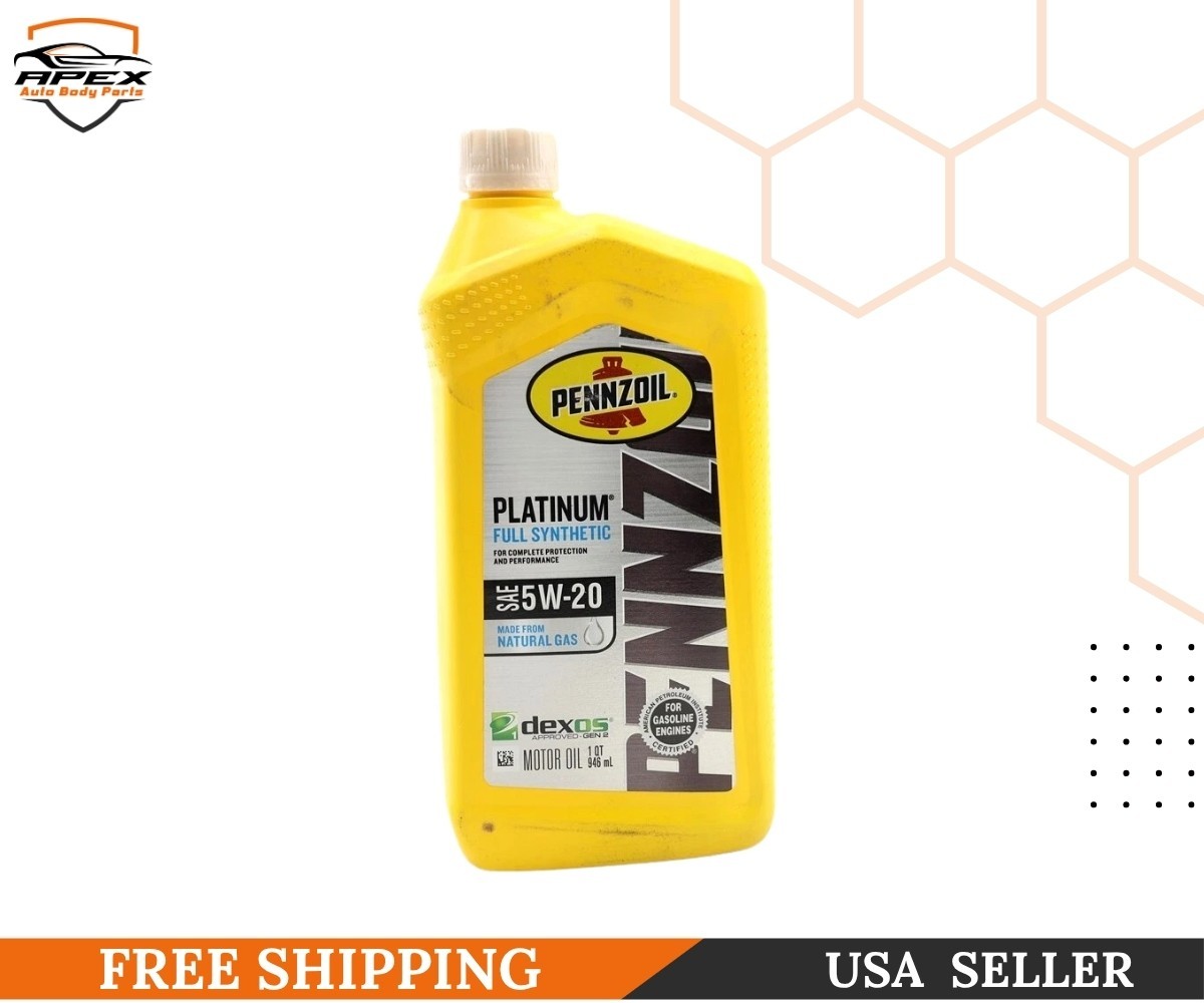 Pennzoil Full Synthetic Motor Oil SAE 5W-20 1 Qt Engine Oil For Gasoline Engines