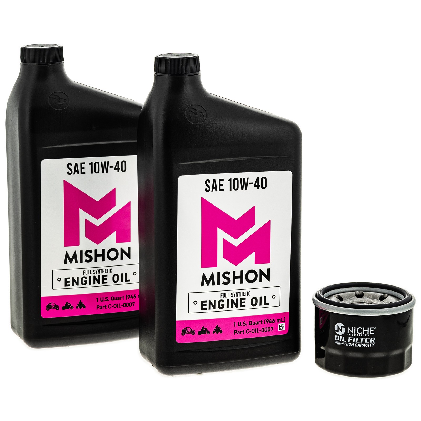 MISHON Engine Oil Change Kit for Yamaha Raptor 660R ATV 2004-2005