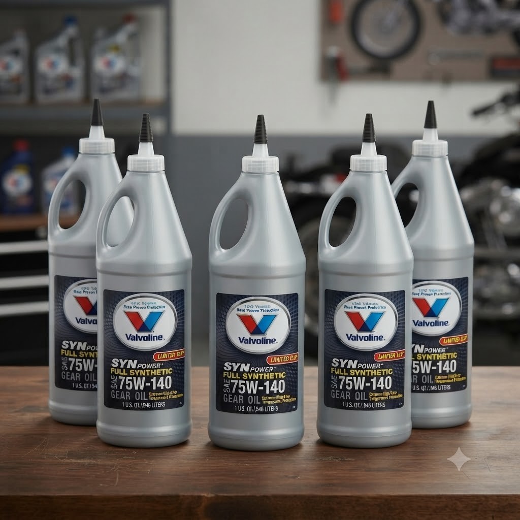 6 PACK- VALVOLINE VV982 Advanced Protection Full Synthetic SAE 75W-140 Oil 1 QT