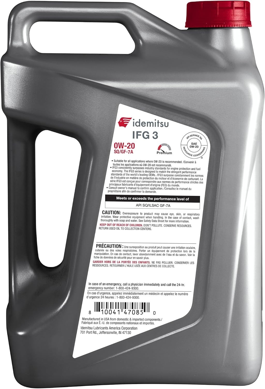 VEHICLE SPECIFIC 5 Quart 0W-20 Full Synthetic Motor Oil | Max Engine Efficiency