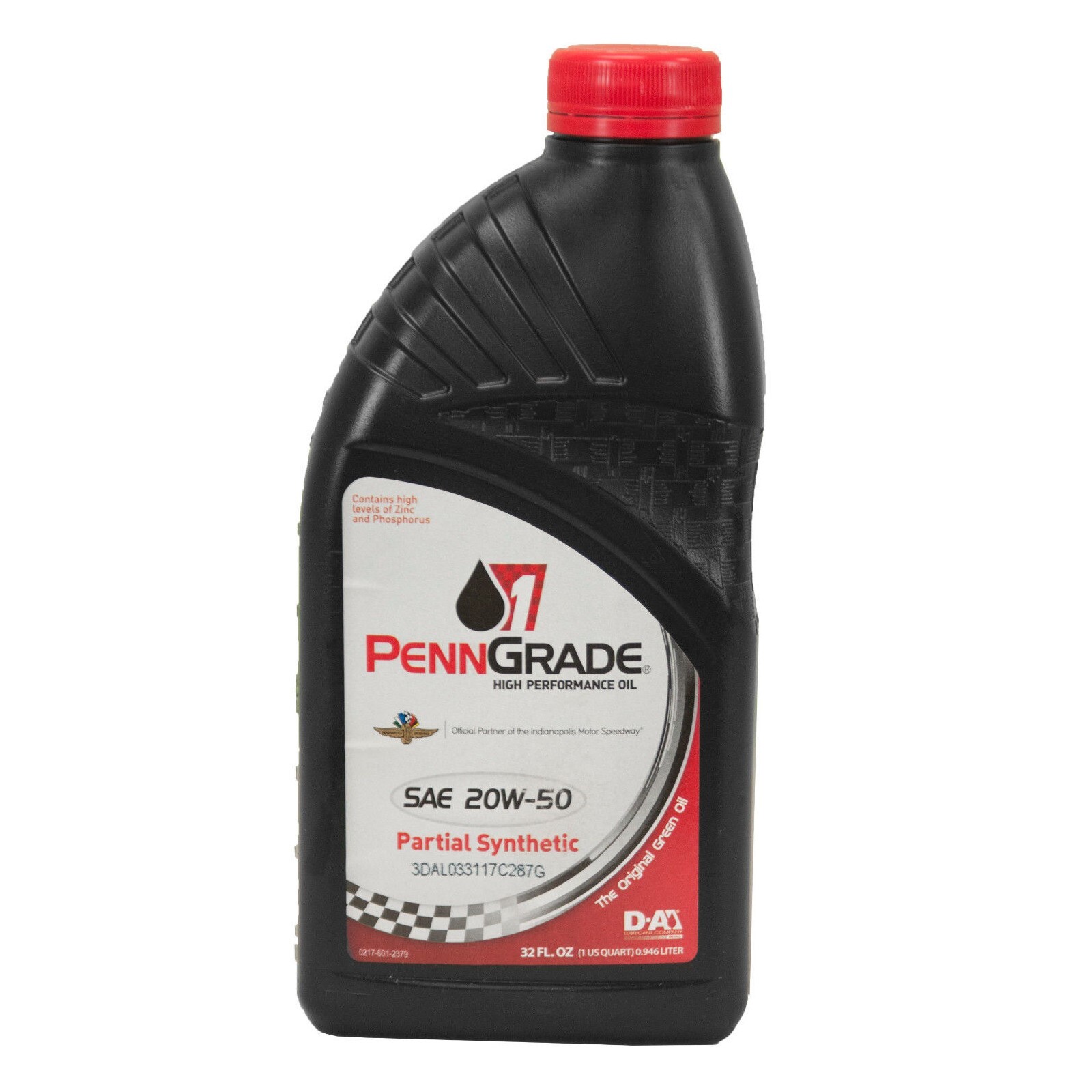 Penn Grade Brad Penn 20W50 Partial Synthetic High Performance Motor Oil 12 Quart