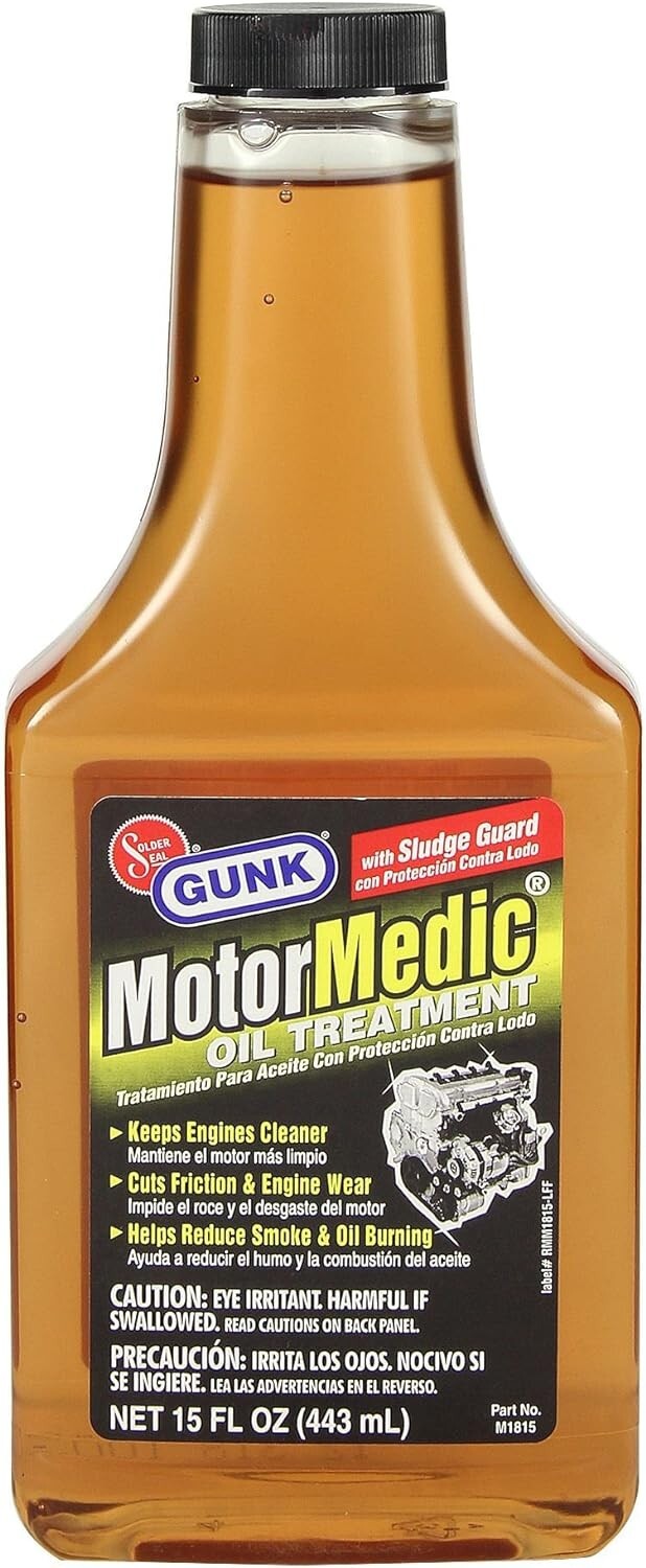 Niteo Motor Medic M1815 Oil Treatment with Sludge Guard & Stop Leak – 15 oz. 2PK