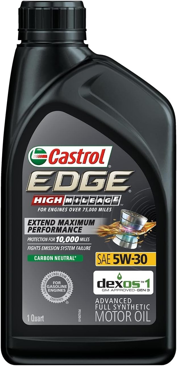 Edge 5W-30 Full Synthetic Motor Oil, 2 Pack – Universal Fit and High Mileage