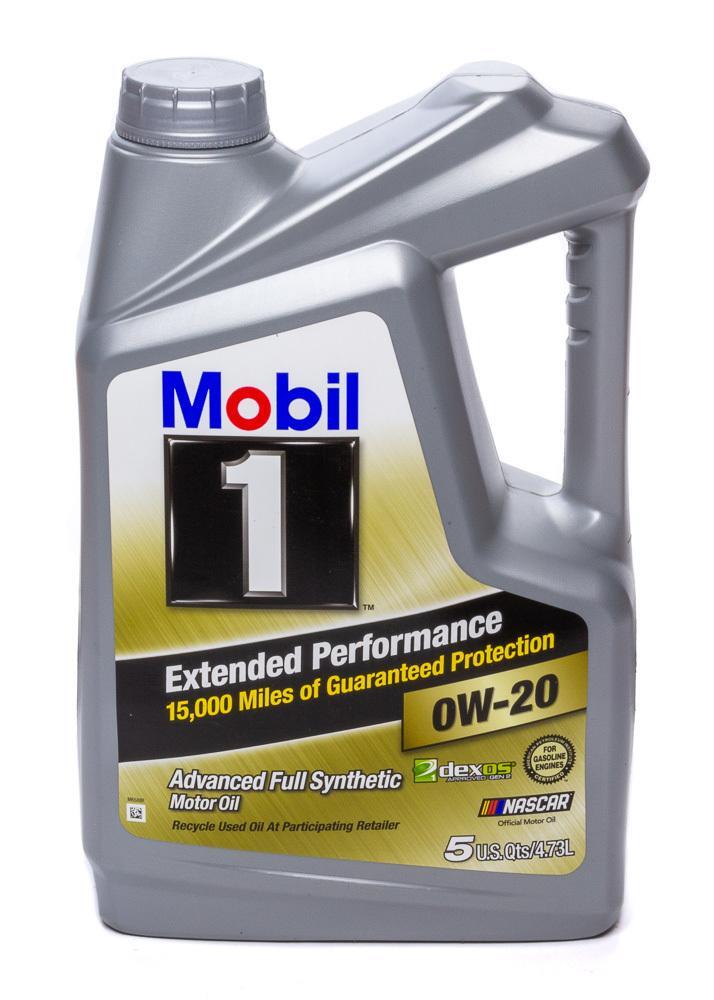 Mobil 1 Mob120903-1 0W20 Ep Oil 5 Qt Bottle Dexos