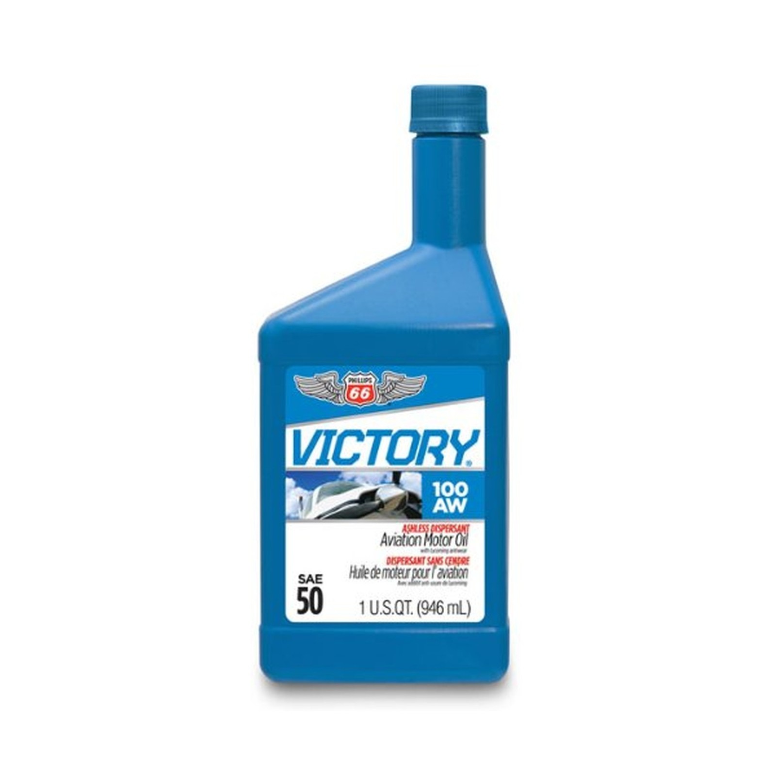 Phillips 66 Victory Aviation Oil 100AW – 12/1 qt. case
