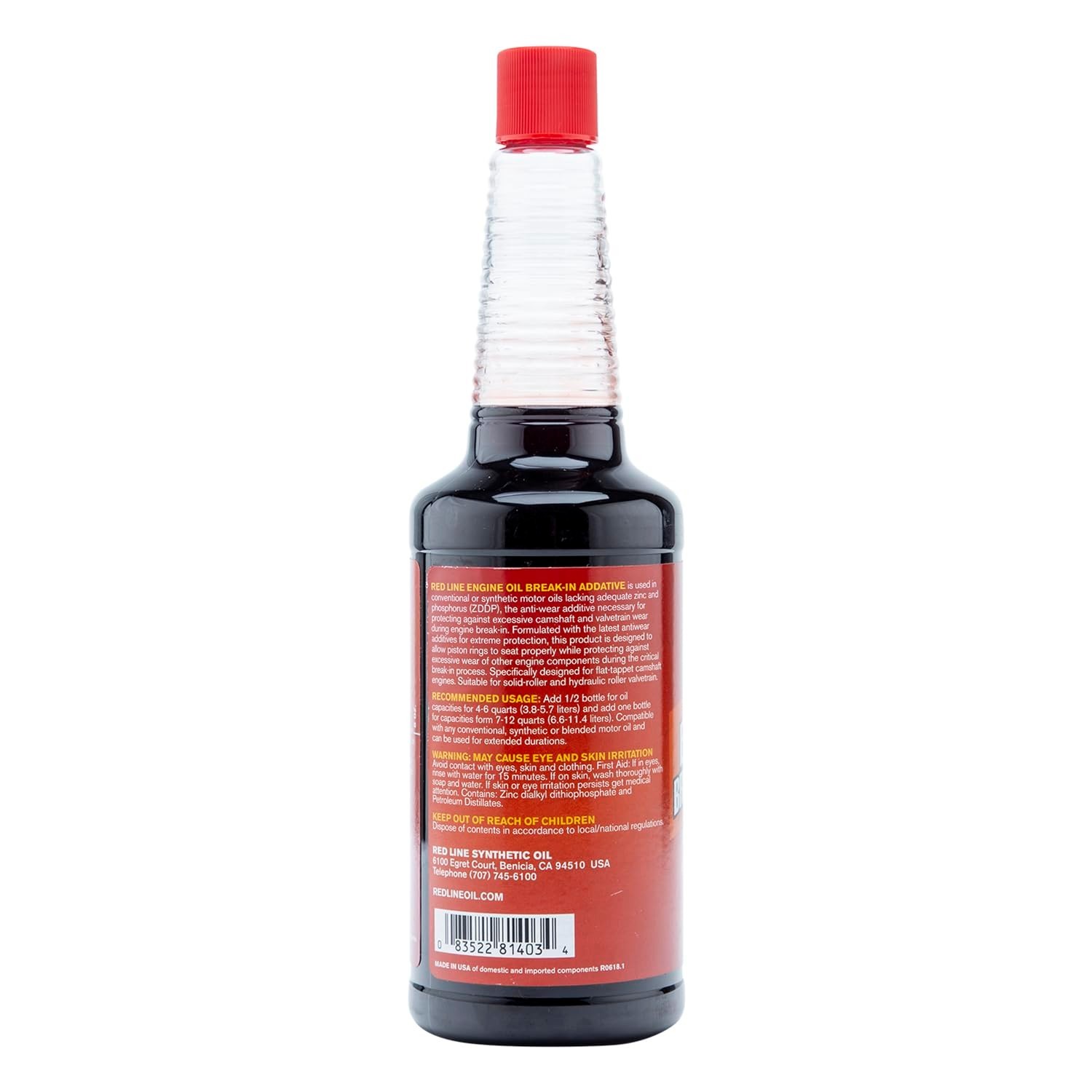 Engine Oil Break-In Additive – 16 oz, High Performance, Reduces Wear & Tear