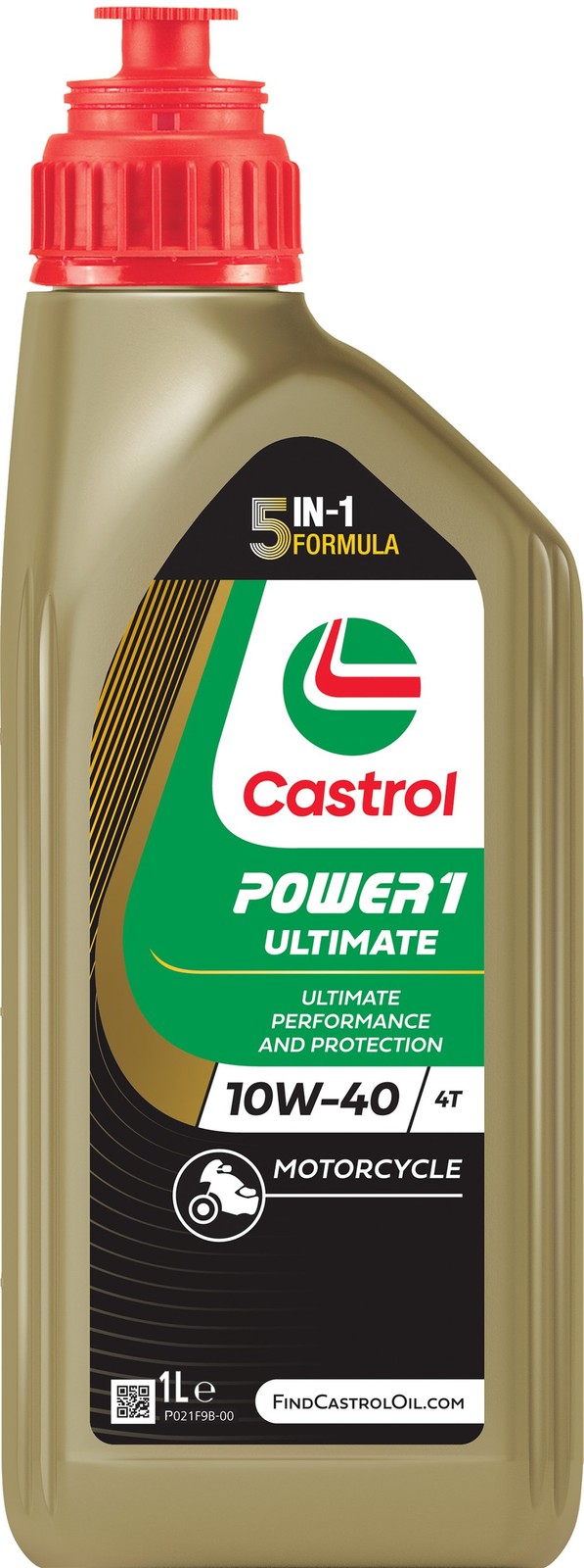 Castrol Power 10W-40 API SL JASO MA2 1L Synthetic Engine Oil Motorcycle