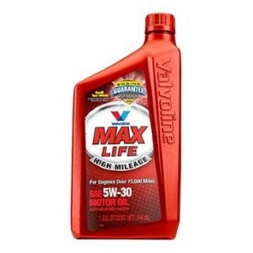 Valvoline High Mileage with MaxLife Technology SAE 5W-30 Synthetic Blend Motor O