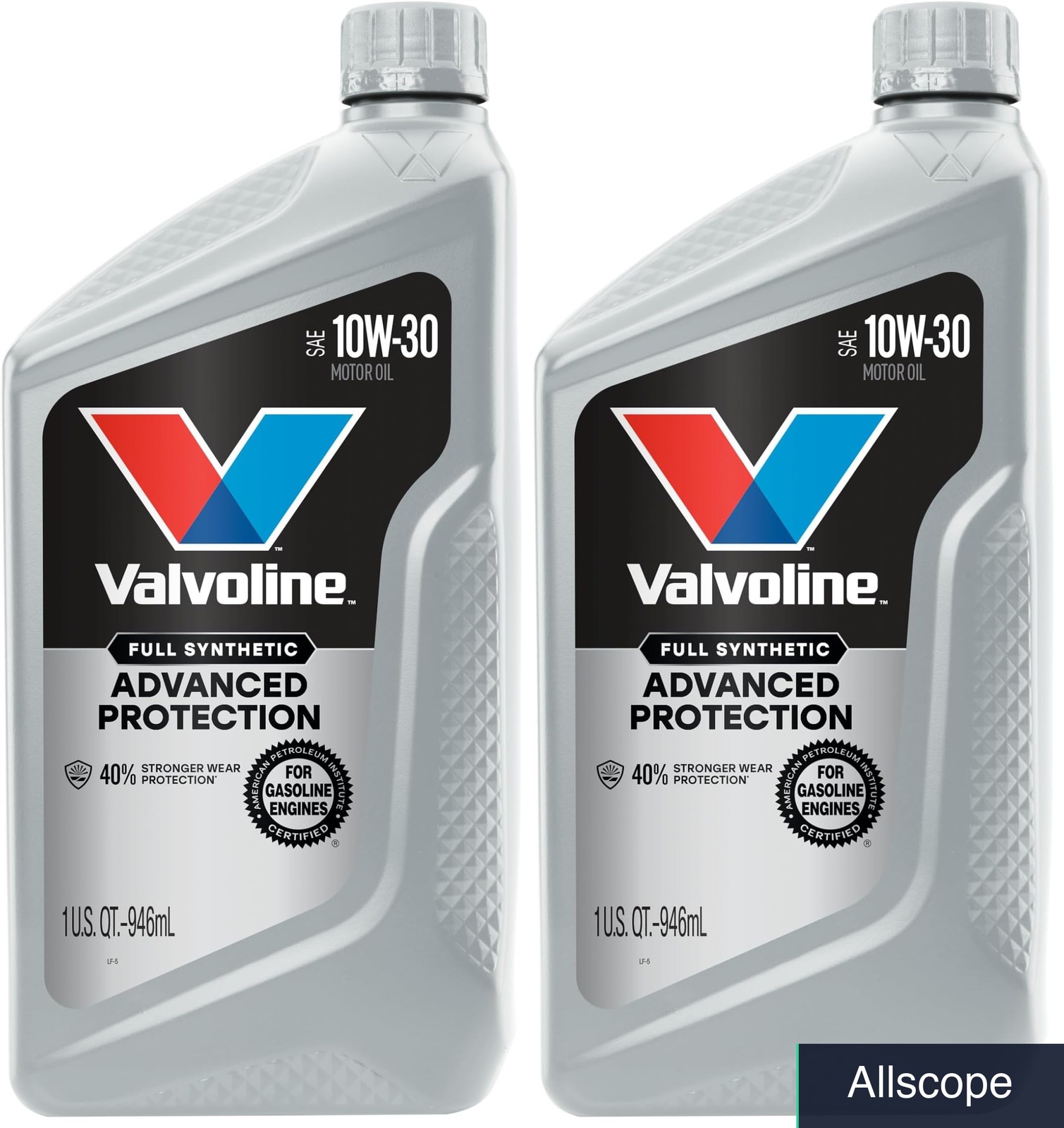 Valvoline Full Synthetic Motor Oil, 10W-30 | 1 QT | Pack of 2 | Advanced