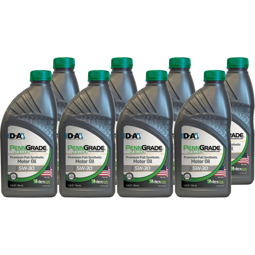 PennGrade 61516, PennGrade Select Full Synthetic Engine Oil, 5W30, 8 Quarts