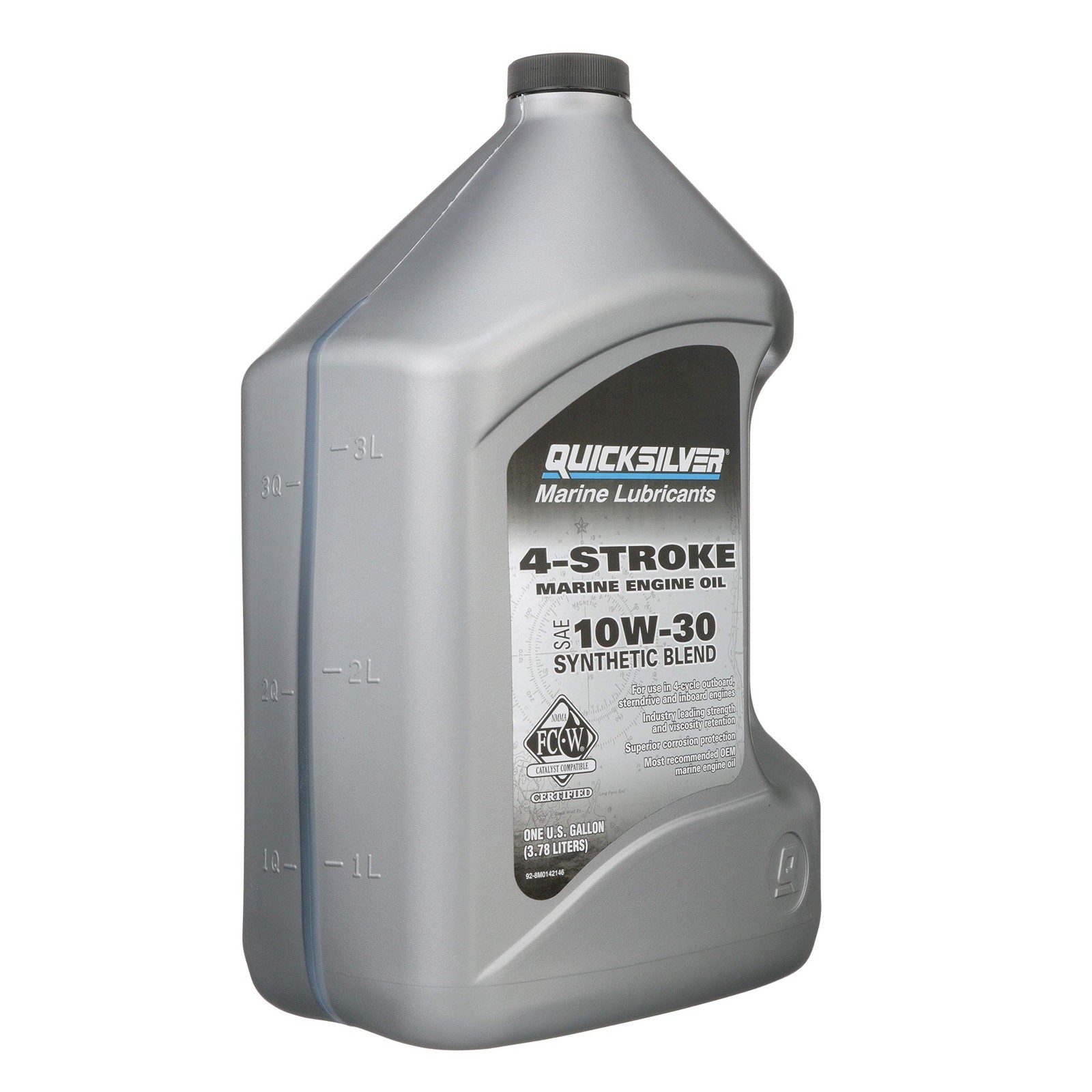 Quicksilver 10W-30 4-Stroke Synthetic Blend Marine Unspecified, Unspecified