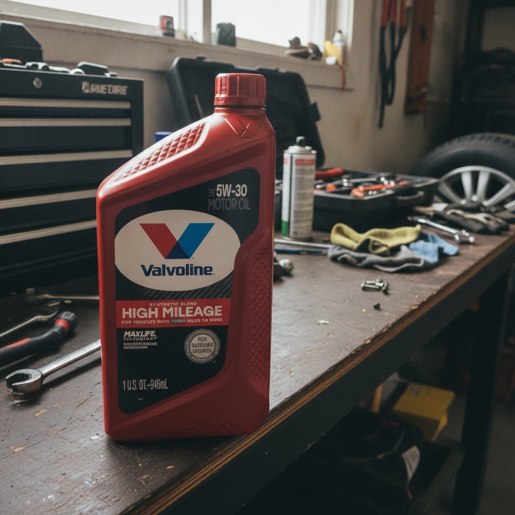 High Mileage Motor Oil 5W-30 | 1 QT Bottles x 2 | Engine Protection & Efficiency