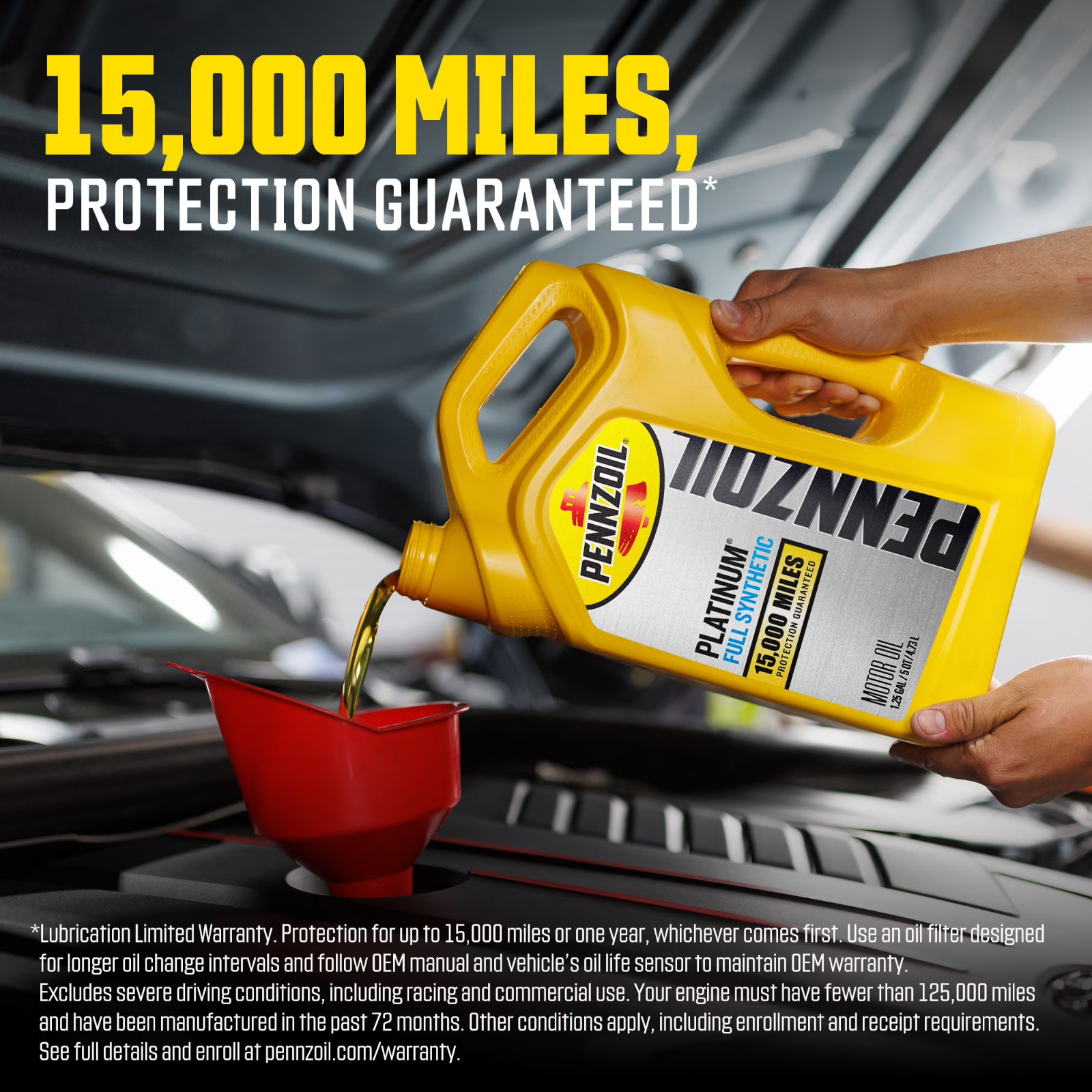Platinum Full Synthetic 5W-30 Motor Oil, 5 Quart