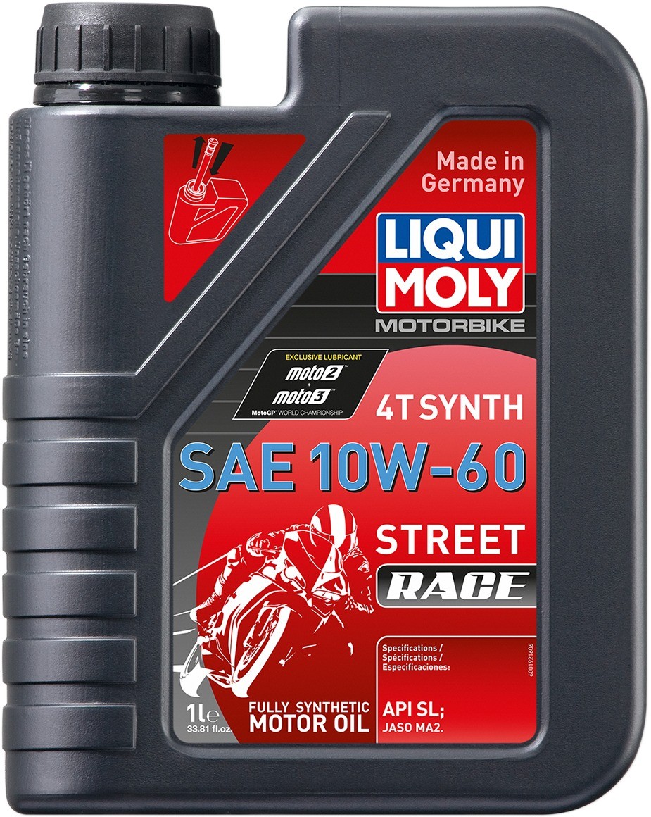 Liqui Moly 4T Synthetic Street Race Motor Oil – 10W-50 – 1L Motorcycle 20066