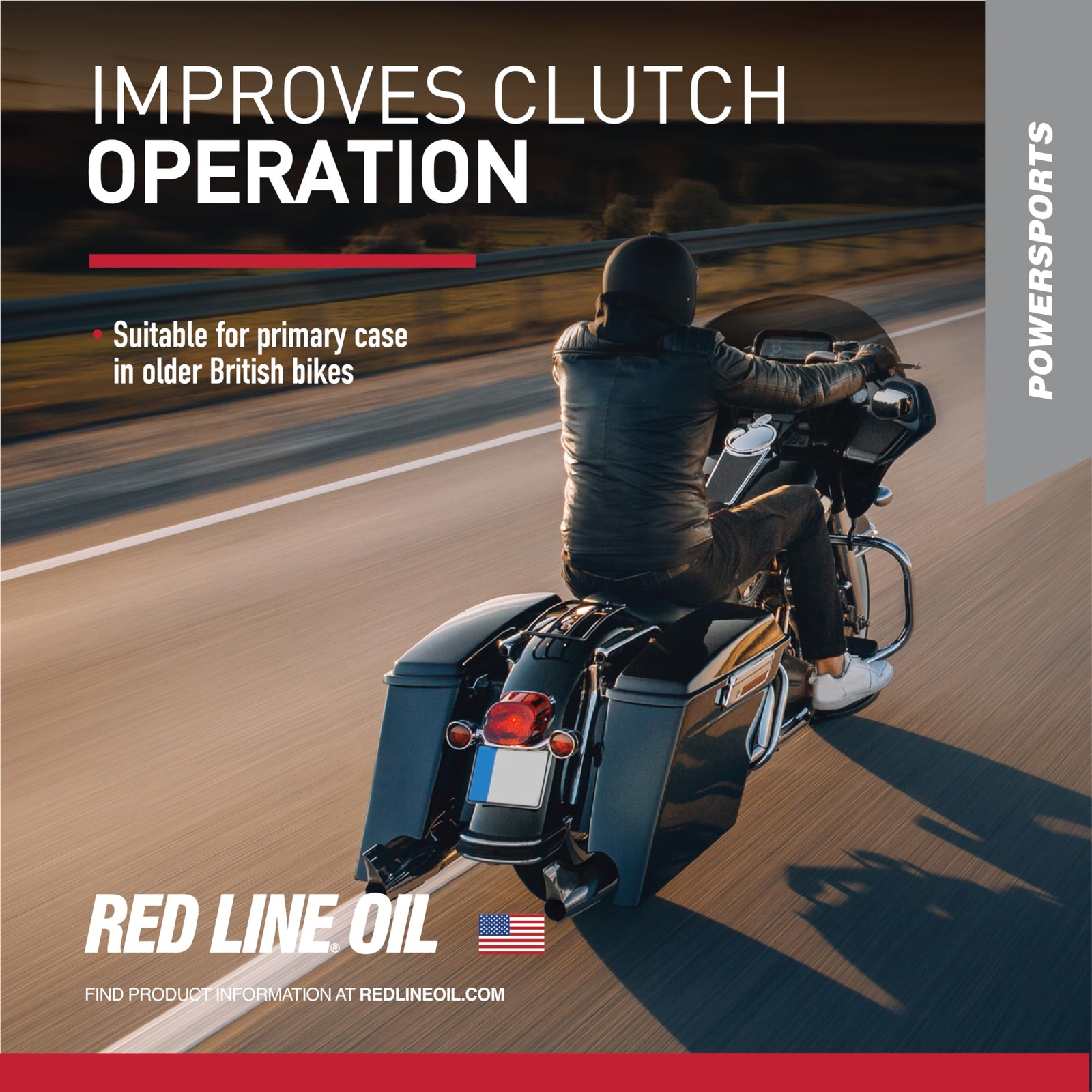 Red Line 42904 V-Twin Primary Case Oil, for use with UTVs, ATVs and 1 Quart