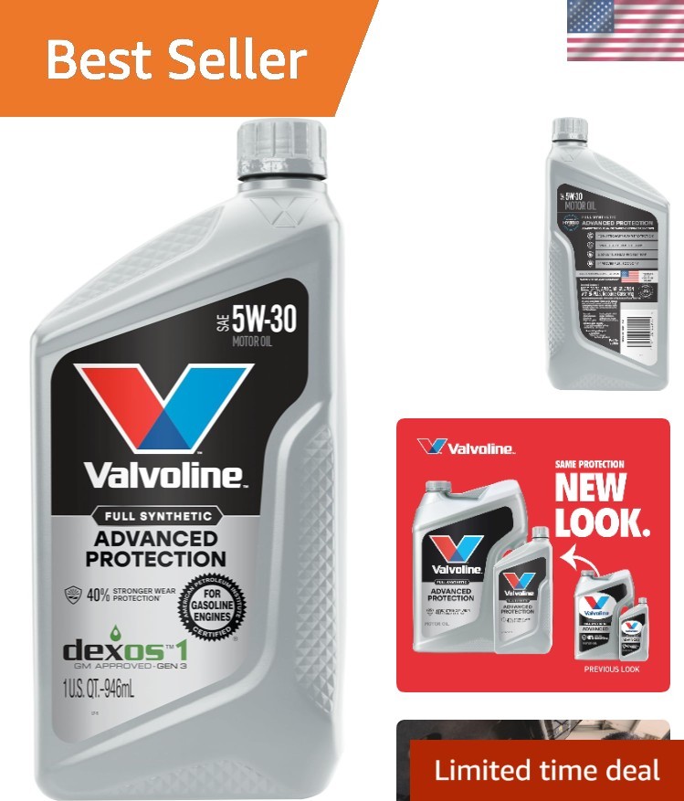 Advanced Full Synthetic 5W-30 Motor Oil 1 QT – Unmatched Engine Protection