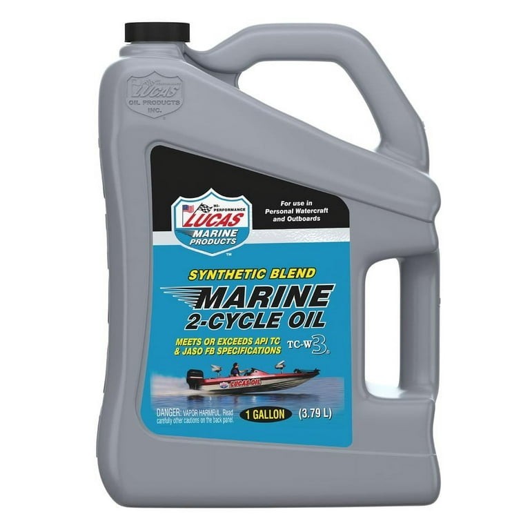 Lucas Marine 2 Cycle Oil TC-W3 Synthetic Blend 🆕