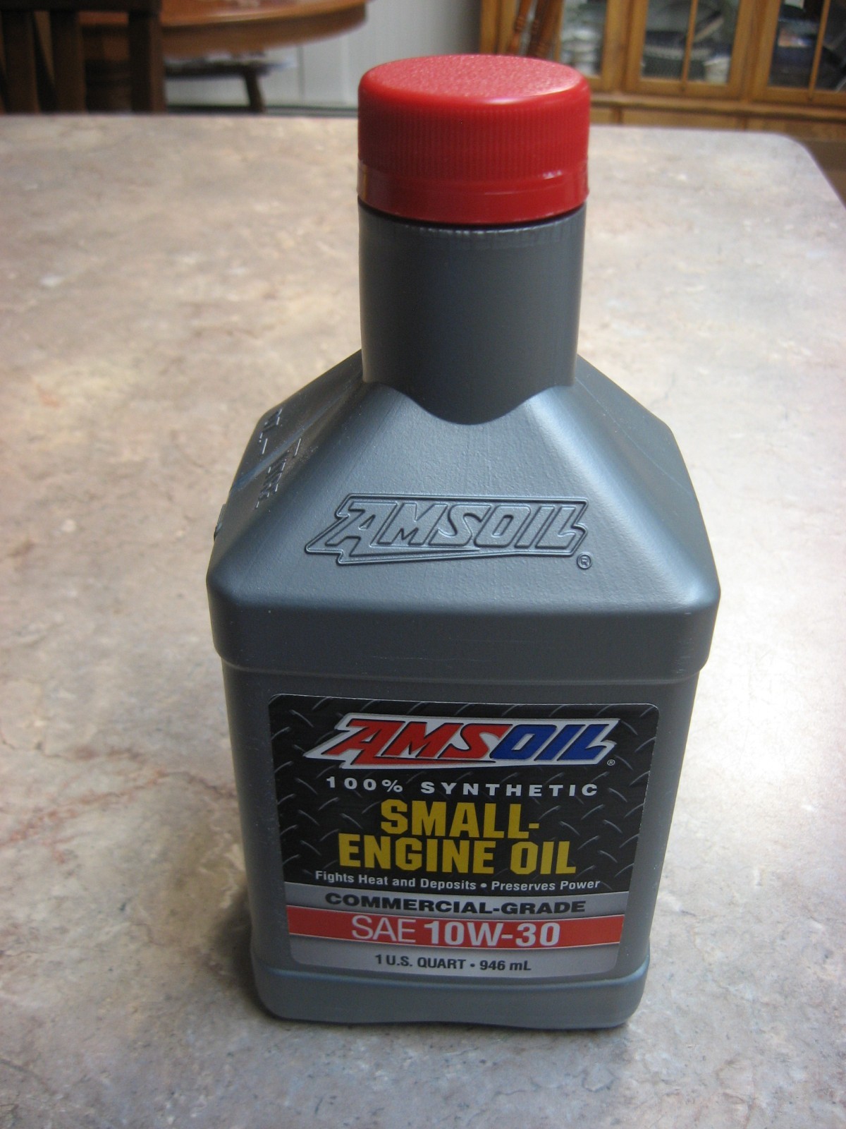 Amsoil Synthetic Small Engine Oil 10W-30 SAE Commercial-Grade 1 Quart ASEQT New