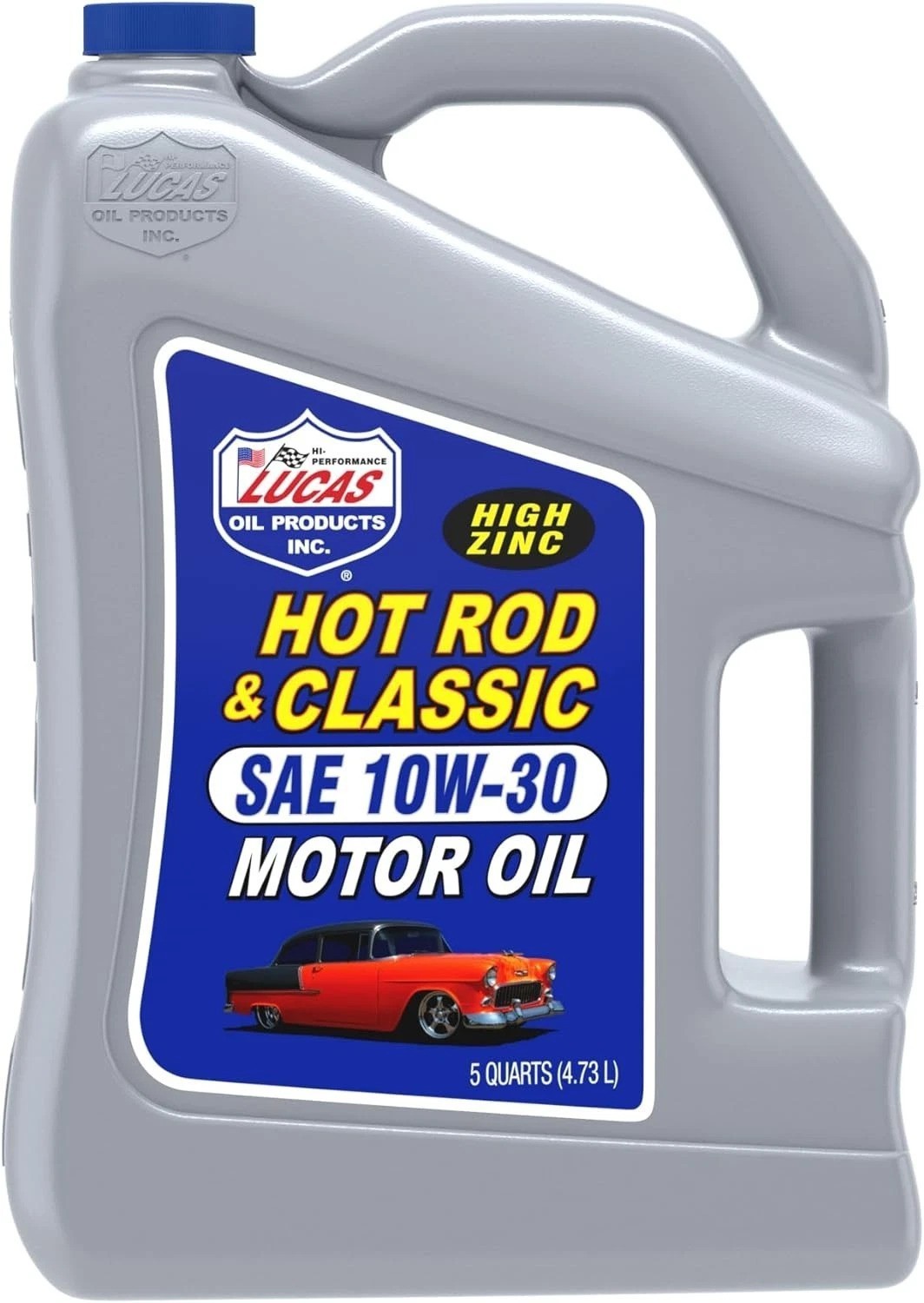 SAE 10W-30 Motor Oil – 5 Quart for Optimal Protection of Classic and Muscle Cars