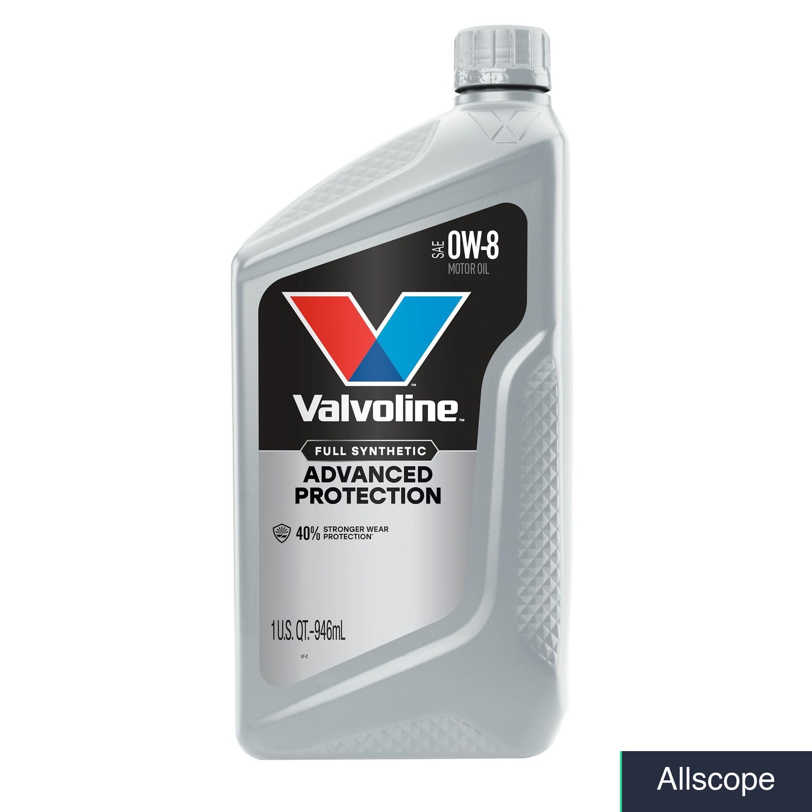 Valvoline Advanced Protection 0W-8 Full Synthetic Motor Oil 1 Quart