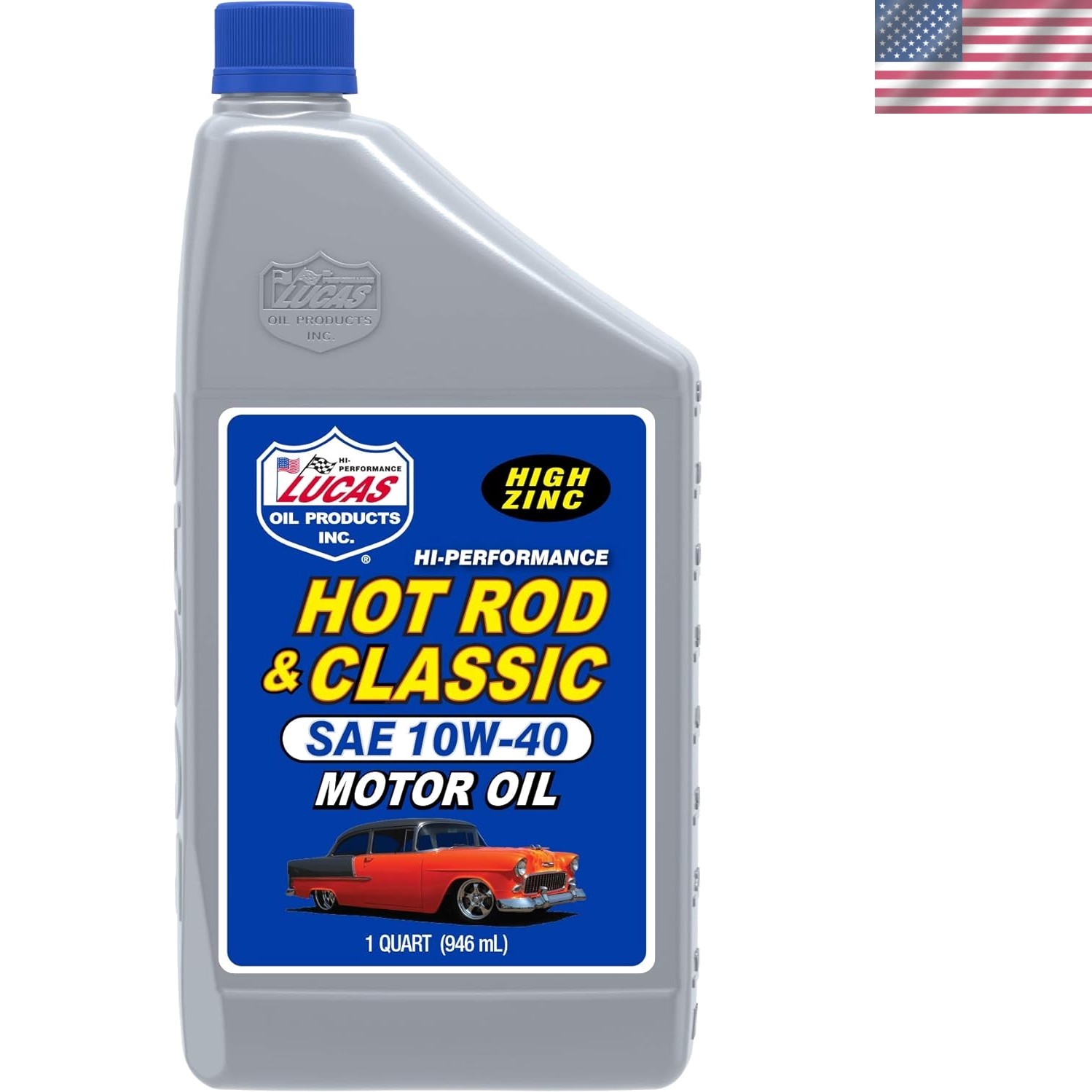 1 Quart of Lucas High-Performance SAE 10W-40 Oil – Perfect for Classic Vehicles