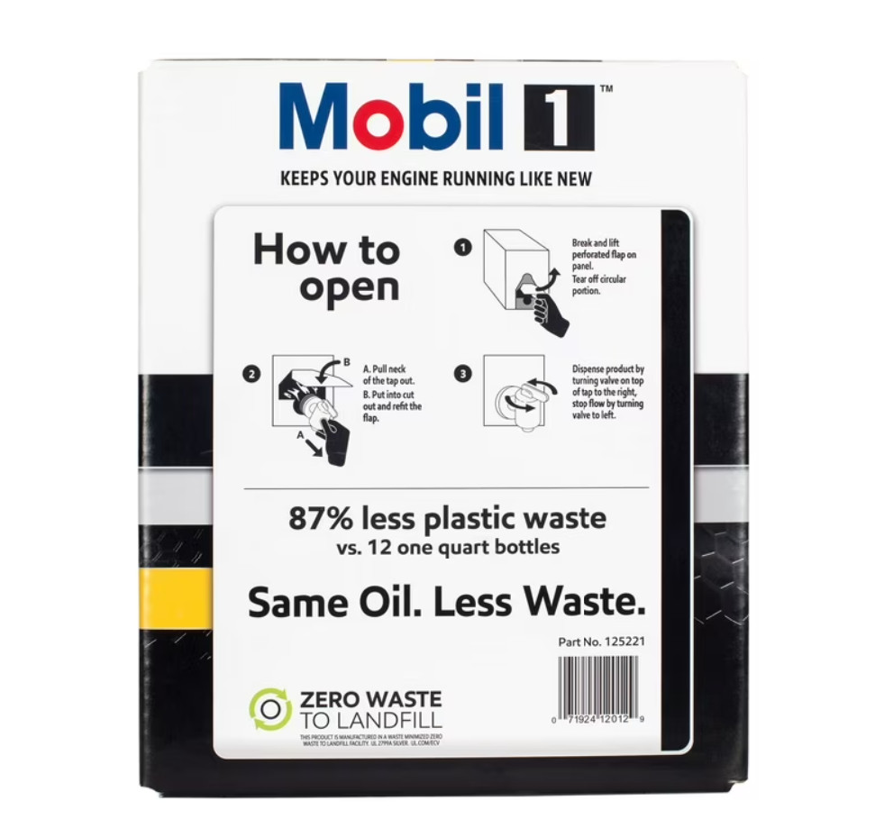 (3 pack) Mobil 1 Advanced Full Synthetic Motor Oil 5W-20, 12 Quart