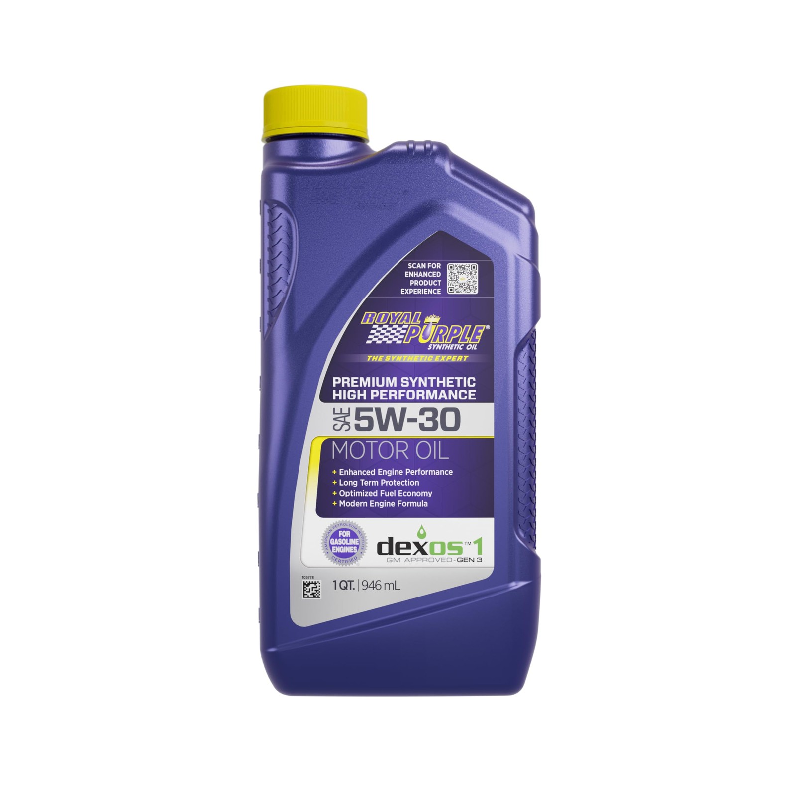 Royal Purple 5W30 High Performance APILicensed Synthetic Motor Oil, 1 Qt