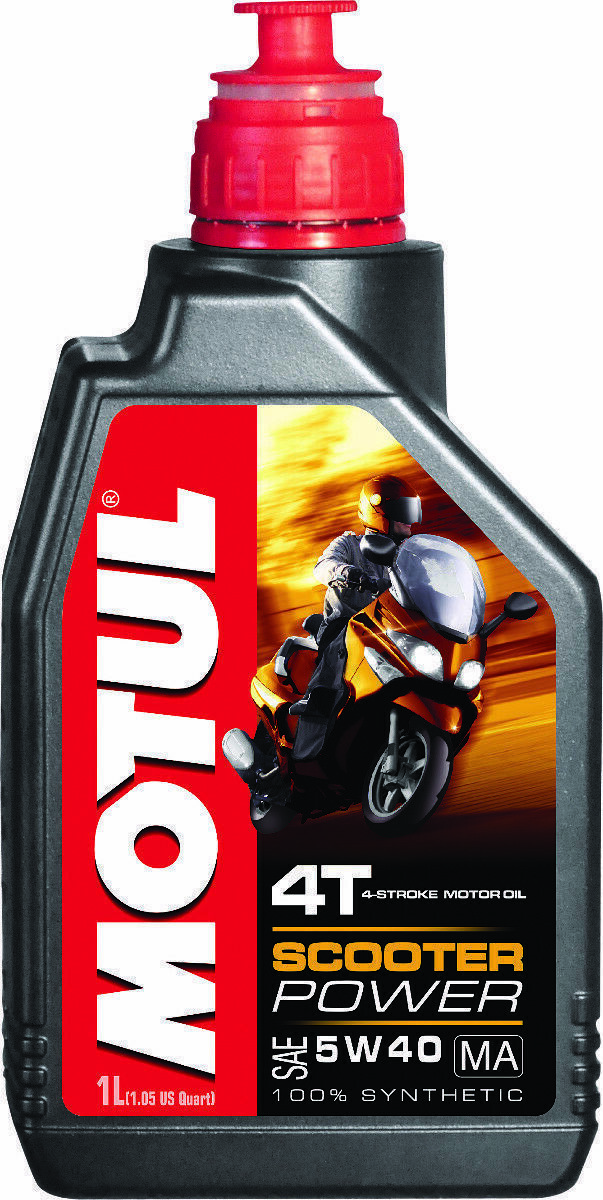 Motul 105958 Scooter Power 4T Motorcycle Oil 5W-40 1 Liter