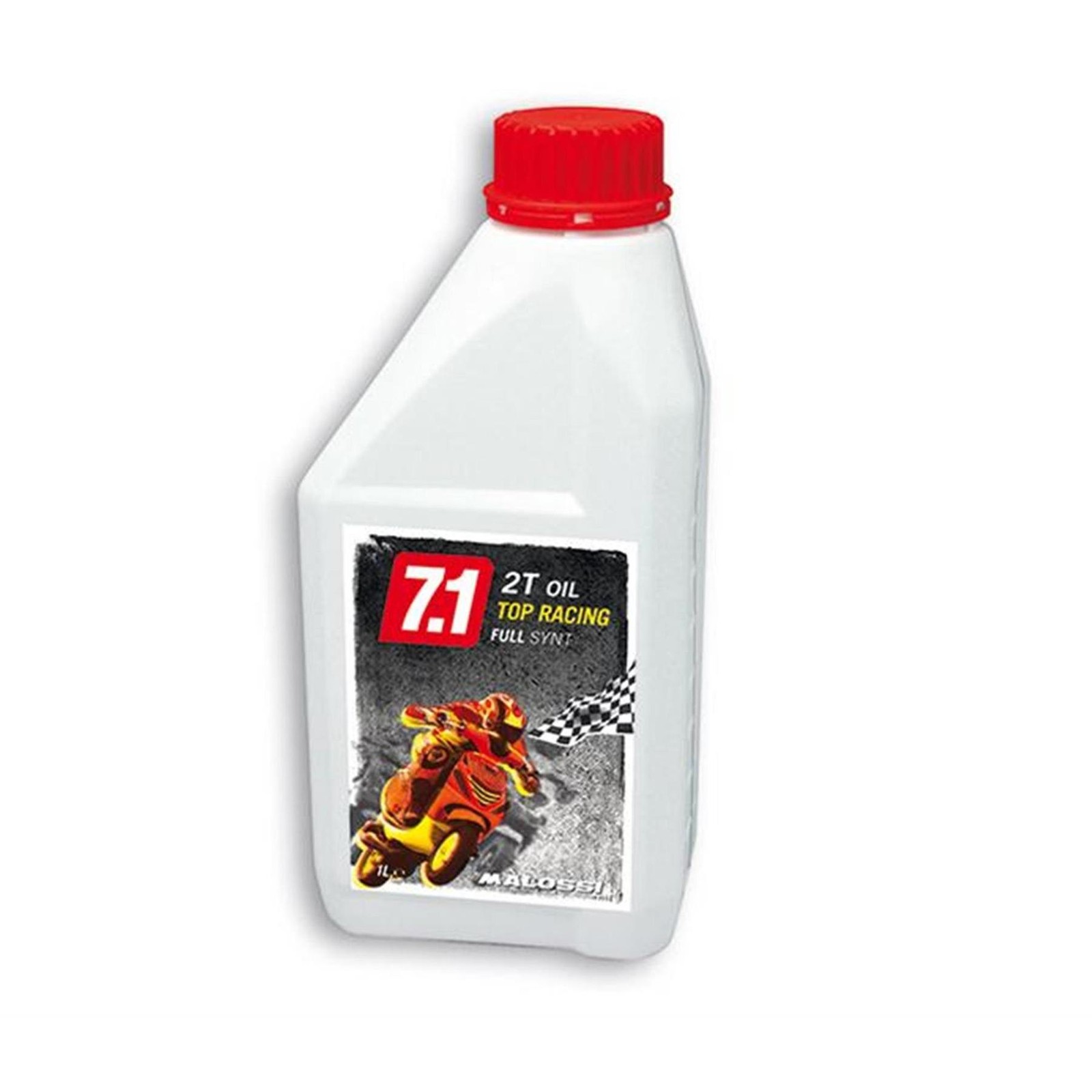 Engine Oil 2T Malossi Top Racing 7.1 Fully Synthetic SAE 40 1L for Yamaha Aerox Cat