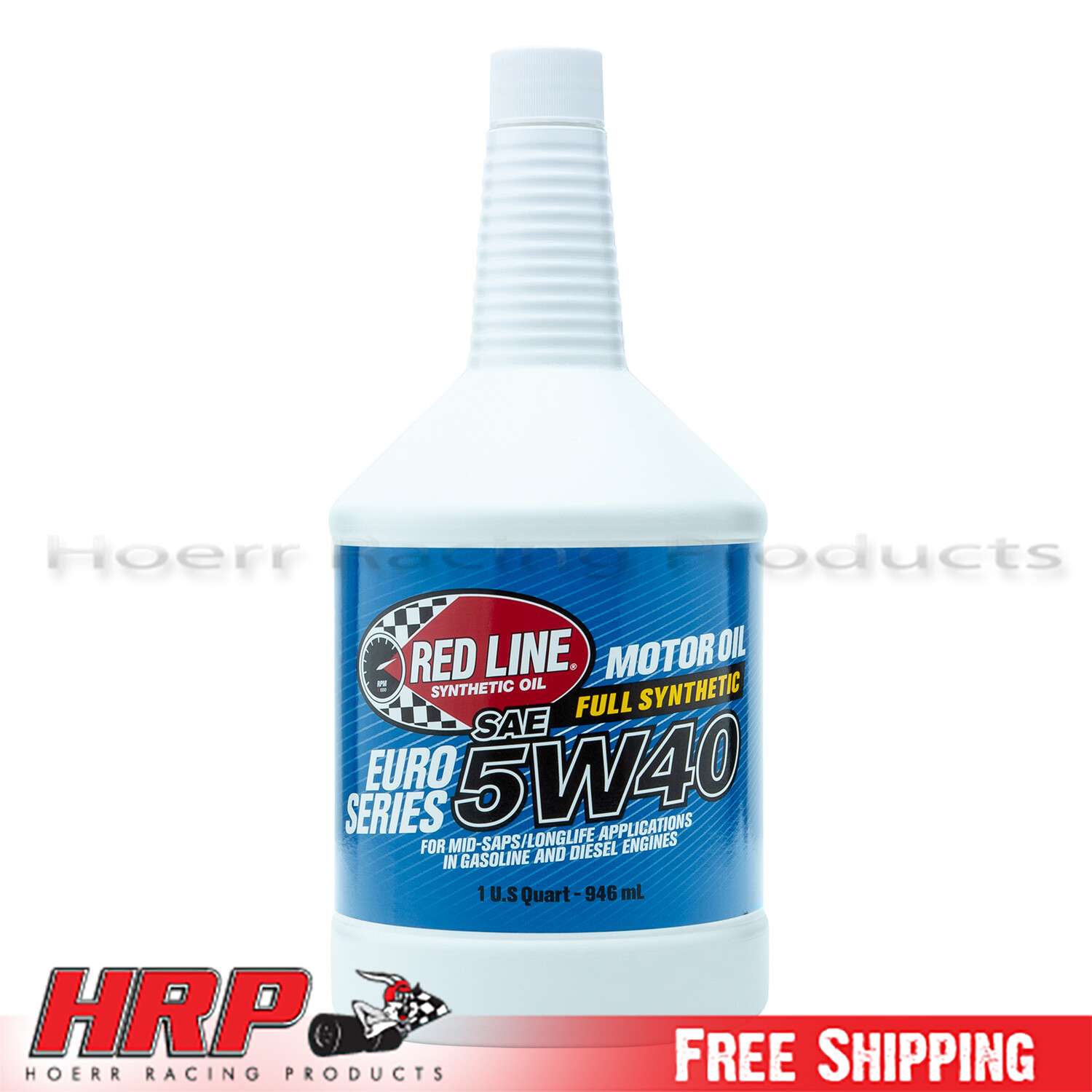 Red Line 12404 5W40 Euro-Series Synthetic Motor Oil – 6 Quarts