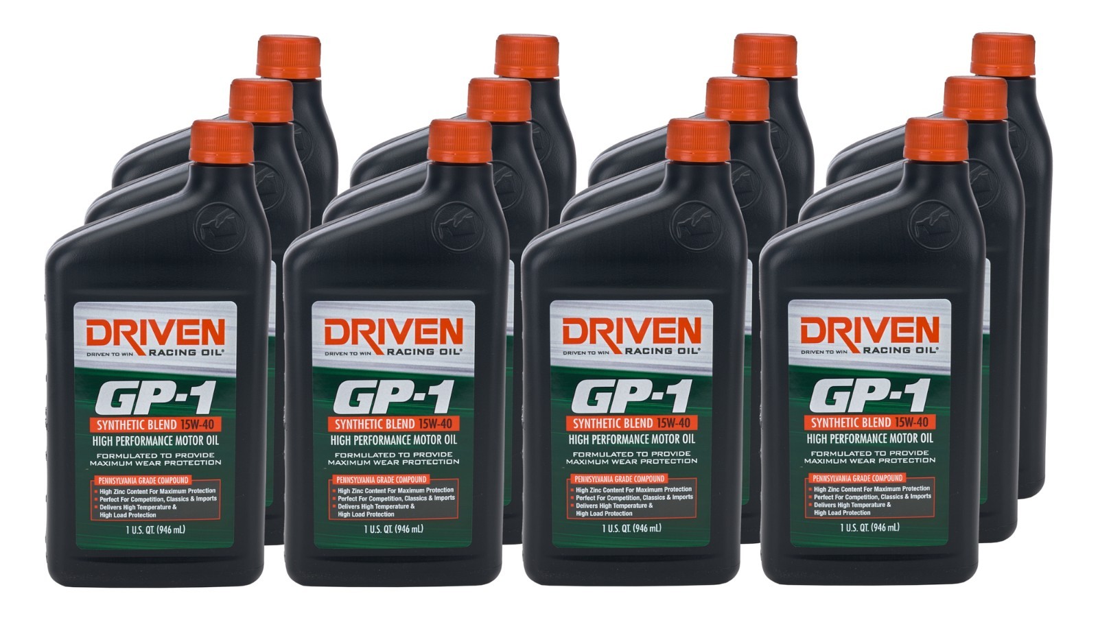 DRIVEN RACING OIL GP-1 Semi-Synthetic 15w40 1 Quart
