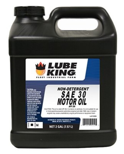 Lube King LU01302G SAE 30W Non-Detergent Motor Oil, 2 Gallon