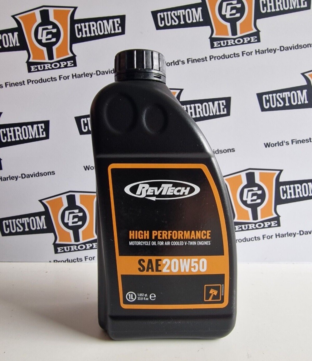 RevTech SAE 20W50 Harley-Davidson VTwin Mineral Engine Oil (1 Liter)