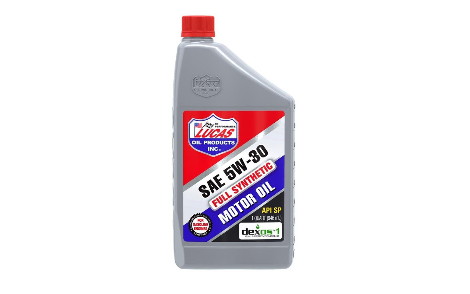 Lucas Oil SAE 5W-30 Fully Synthetic API SP Motor Oil 1 Quart Bottles Set of 12
